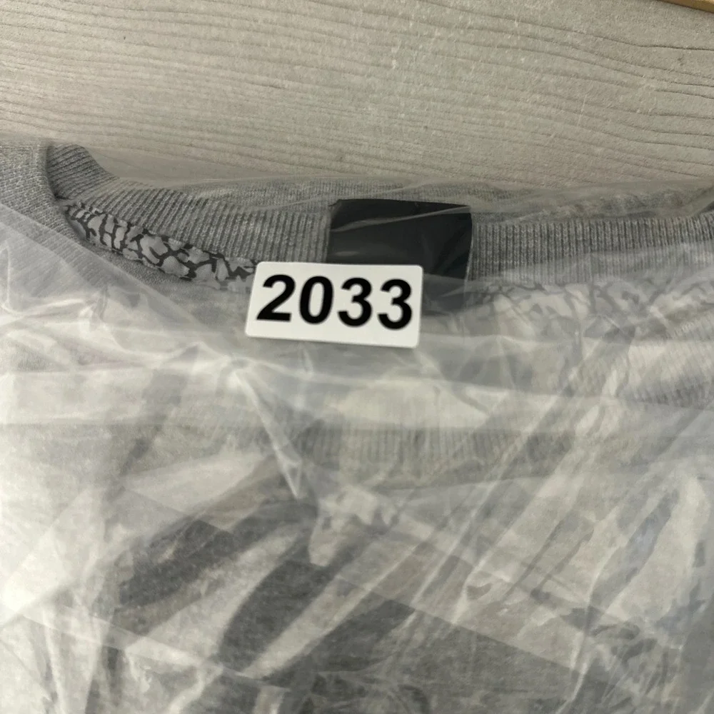 Jordan Sweatshirt‎ Mens 3XL Gray Jumpman Logo Pullover Crewneck